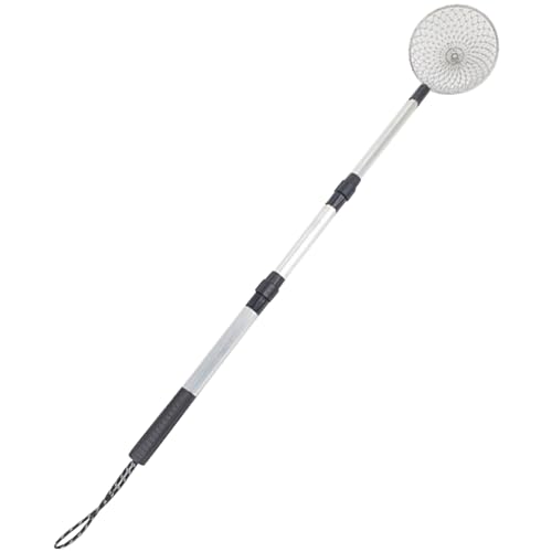 Banziaju Strandbekämpfungswerkzeuge mit Teleskopstange Edelstahl M8 Sea Scoop mit feinem Mesh tragbarer Handheld zum Sammeln von Muscheln, Meeresschaufel Banziaju Strandbekämpfungswerkzeuge mit Teleskopstange Edelstahl M8 Sea Scoop mit feinem Mesh tragbarer Handheld zum Sammeln von Muscheln, Meeresschaufel von Banziaju