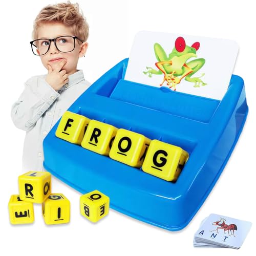 Spelling Games Montessori Matching Briefe Game Eltern-Kind-Interaktionsbrief-Spiel Lernen & Bildung Spielzeug für Geburtstagsgeschenke, Partyspielzeug, Matching Letter Game, Brief von Banziaju