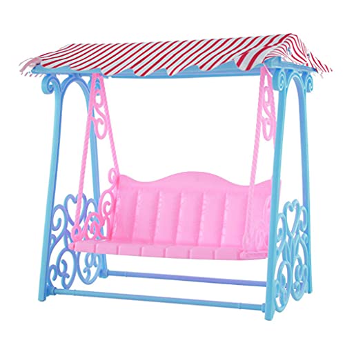 BaoFufc Mini-Schaukelspielzeug für Rennmäuse, Zwerghamster, Kleintierversteck, niedlicher Strand für Bank, perfekte Dekoration für Käfig, Mini-Schaukelstuhl für Haustiere von BaoFufc