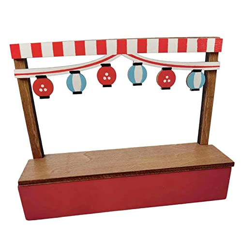 Baoblaze 1/12 Puppenhaus Miniatur Verkaufsstand Standmodell Dekoration Langlebig von Baoblaze