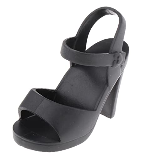 Baoblaze 1/4 BJD Puppe 3cm High Heel Schuhe Sandalen für 45cm Girl Dolls Zubehör, Schwarz Baoblaze 1/4 BJD Puppe 3cm High Heel Schuhe Sandalen für 45cm Girl Dolls Zubehör, Schwarz von Baoblaze
