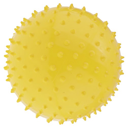 Baoblaze 1 Igelball, Massageball, Noppenball, Stachelball, Durchmesser: 9, Gelb von Baoblaze