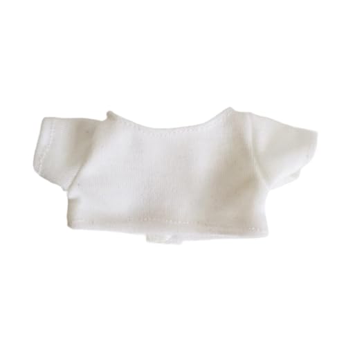 Baoblaze 15 cm große Puppenkleidung aus Plüsch, Cartoon, Kleidung für Kuscheltiere, bequemes Anziehen, stilvolles Plüschpuppenzubehör, Puppenkleidung, Weiß Baoblaze 15 cm große Puppenkleidung aus Plüsch, Cartoon, Kleidung für Kuscheltiere, bequemes Anziehen, stilvolles Plüschpuppenzubehör, Puppenkleidung, Weiß von Baoblaze