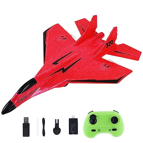 Baoblaze RC Flugzeug 2 Kanal, Schaumstoff Flugzeug Ferngesteuert Leicht mit LED-Licht, Segelflugzeug Kinder Einfach zu Fliegen, RC Planes Remote Control Airplane Model für Anfänger Erwachsene, Rot Baoblaze RC Flugzeug 2 Kanal, Schaumstoff Flugzeug Ferngesteuert Leicht mit LED-Licht, Segelflugzeug Kinder Einfach zu Fliegen, RC Planes Remote Control Airplane Model für Anfänger Erwachsene, Rot von Baoblaze