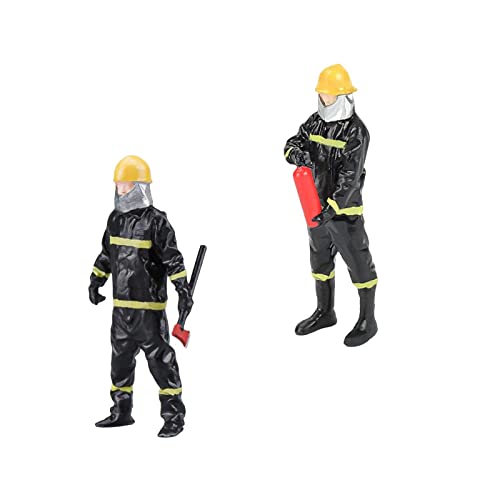Baoblaze 2 Miniatur Feuerwehrmann Figuren Aus Maßstab 1:32 Baoblaze 2 Miniatur Feuerwehrmann Figuren Aus Maßstab 1:32 von Baoblaze