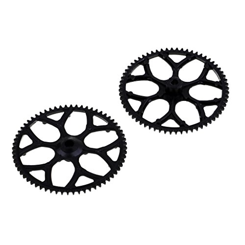 Baoblaze 2 STK. Motor Zahnräder Getriebe Ersatzteile für V977 V988 V966 Xk K110 RC Hubschrauber von Baoblaze