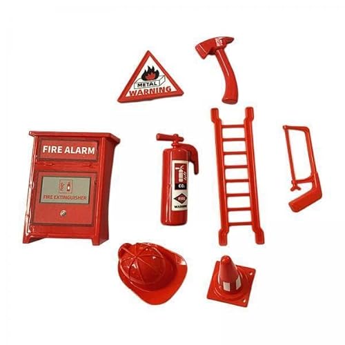 Baoblaze 2 X 8 X Miniatur Puppenhaus Feuerwehrzubehör für Kleinkinder Baoblaze 2 X 8 X Miniatur Puppenhaus Feuerwehrzubehör für Kleinkinder von Baoblaze