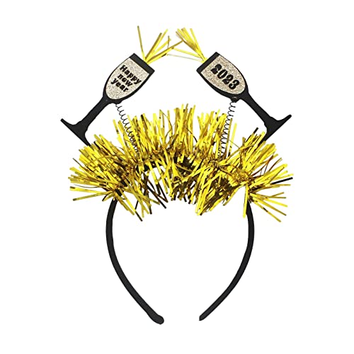 Baoblaze 2023 Happy New Year Stirnbänder, Shinning Pailletten Kopfschmuck Glitter Dekoration Haarbänder für Cosplay Maskerade Performance Prom Baoblaze 2023 Happy New Year Stirnbänder, Shinning Pailletten Kopfschmuck Glitter Dekoration Haarbänder für Cosplay Maskerade Performance Prom von Baoblaze