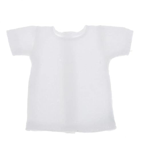 Baoblaze 2X 1/6 Mädchen Puppe T Shirts BJD Casual Matching Garments Kinderspielzeug Weiß von Baoblaze