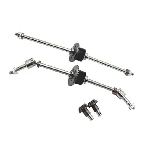 Baoblaze 2X RC Vorder-Hinterachse Differential Set Ersatzteile Metall Starke CVD Antriebswelle Zubehör für MN86S 1/12 Fernbedienung Auto von Baoblaze