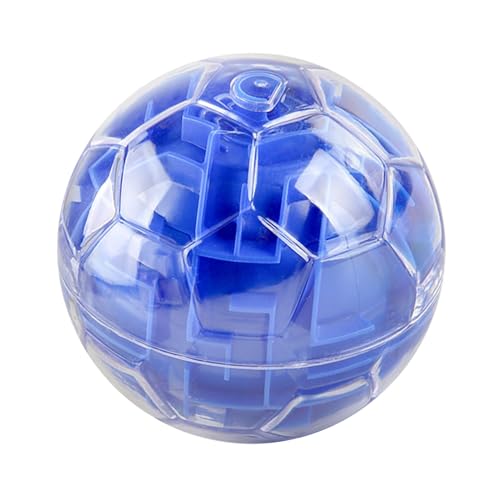 Baoblaze 3D-Labyrinthball, sequentielles Schwerkraftgedächtnislabyrinth, Herausforderungen intellektueller Reaktion, Denksportaufgabe für Jungen, Mädchen, Blau von Baoblaze