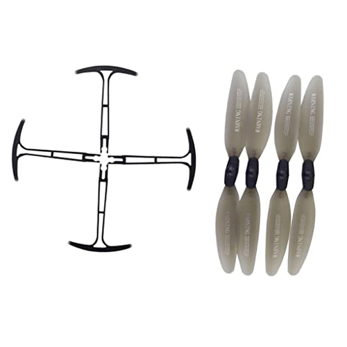 Baoblaze 4X Low Noise Drone Quick-Release Propeller Quadcopter Blade Props mit Propellern Cover Protector für HS175 D65 X500 X30 Z6 RC Drone Ersatzteil von Baoblaze