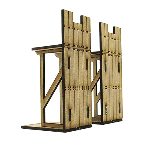 Baoblaze Architektur-Gebäudemodellbausätze im Maßstab 1:72, Festungs-Architekturszene, interaktive DIY-Demontage für Sandtisch-Diorama-Layout-Dekoration, Kleiner rechter Winkel von Baoblaze