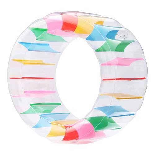 Baoblaze Aufblasbares Radwalzen farbenfrohes Wasser Rolling Rad für Kinder Erwachsene Sommer Float Tube Toy für Pond Beach Party River, 100cm Baoblaze Aufblasbares Radwalzen farbenfrohes Wasser Rolling Rad für Kinder Erwachsene Sommer Float Tube Toy für Pond Beach Party River, 100cm von Baoblaze