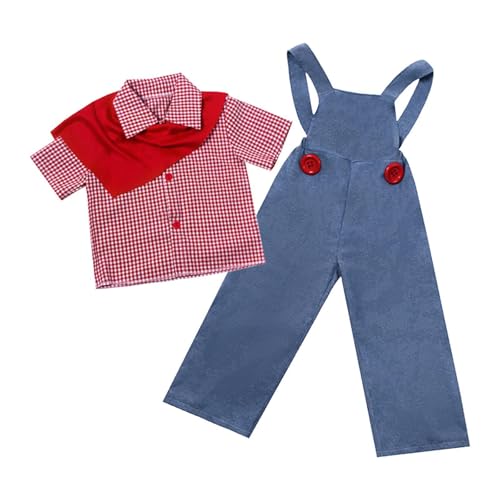 Baoblaze -Bauernkostüm für Jungen, Overalls für Festival-Auftritte, Party-Aktivitäten, S von Baoblaze