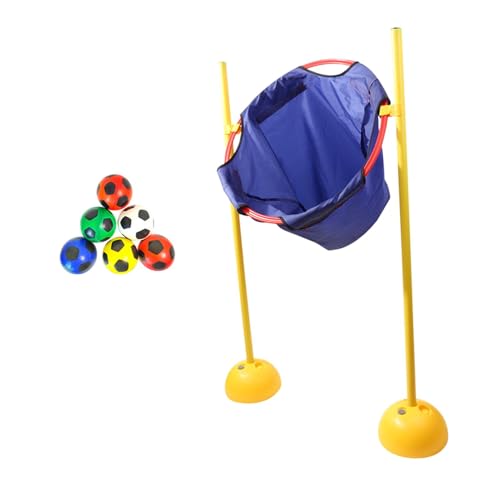 Baoblaze Bean -Taschen -Spiel für Kinder mit 6 Bällen wiederverwendbarer Innenraum Intelligenz im Freien Ballspielzeug Alter 3+ Jahre alt, Blau von Baoblaze