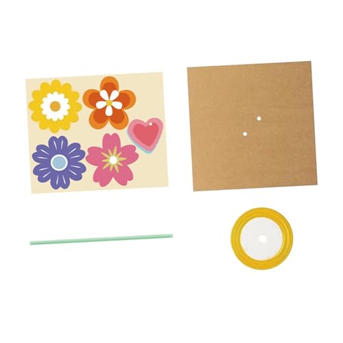 Baoblaze Blumenstrauß Craft Kit Blumenstrauß Papierhandwerk Mom für Kinder Party Lehrer Wertschätzung Woche Machen Sie Ihr eigenes Blumenstrauß, 12 Stück von Baoblaze
