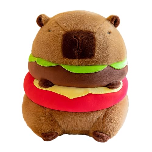 Baoblaze Capybara Plüschtier,Capybara Kuscheltier,Süße,Braune Capybara Plüschpuppe,Capybara Plüschkissen für Auto,Zuhause,Raumdekoration, m von Baoblaze