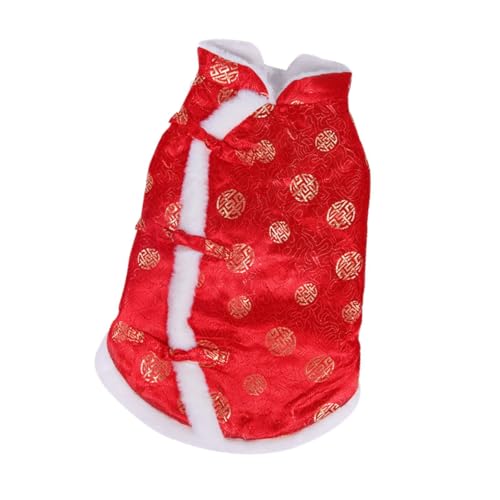 Baoblaze Chinesisches Neujahrs Hundekostüm, Neujahrs Drachen Robe für Kleine Und Mittelgroße Hunde von Baoblaze