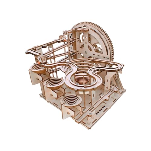 Baoblaze DIY Holz 3D Puzzle Spielzeug, Murmelbahn Holz Modellbausätze Sammlerstücke Mechanische Puzzles für Kinder 7 8 9 10 11 12, Erwachsene von Baoblaze
