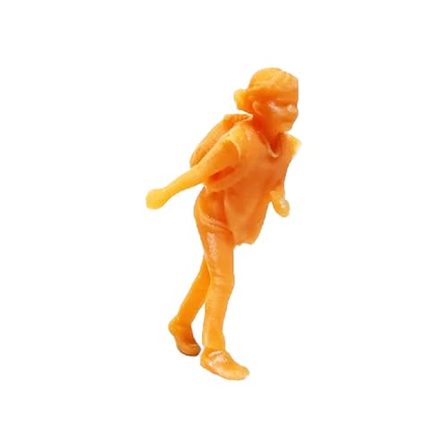 Baoblaze Diorama-Figur im Maßstab 1:64, Miniaturszene, unbemalte Foto-Requisiten, Charakter-Menschen-Modell für Modelleisenbahnen, Puppenhaus-Dekoration, springendes Mädchen von Baoblaze