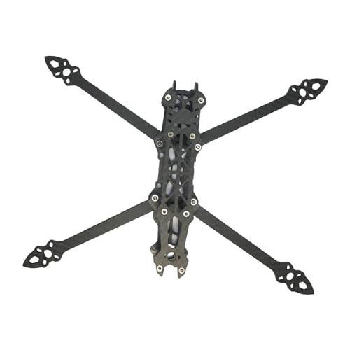 Baoblaze Drohnenrahmen, Drohnenrahmen, einfache Montage, FPV-Zubehör, Upgrade der Reparatur, Rack, Rahmenstile, Rahmen, 7 Zoll von Baoblaze