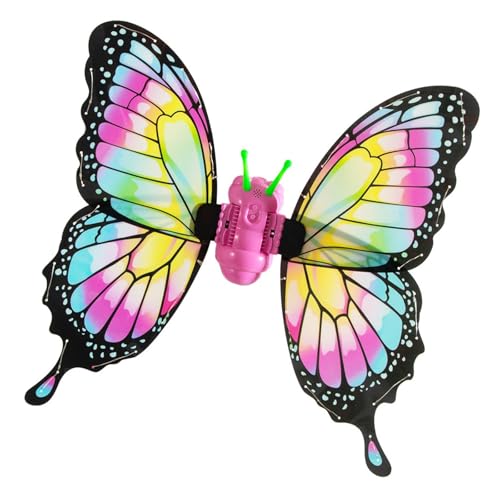 Baoblaze Elektrische, Verkleidung mit Lichtern, Schmetterlingsflügel, dekoratives Spielzeug, Kostümzubehör für Mädchen, Elfen, Geburtstag, Bunt Baoblaze Elektrische, Verkleidung mit Lichtern, Schmetterlingsflügel, dekoratives Spielzeug, Kostümzubehör für Mädchen, Elfen, Geburtstag, Bunt von Baoblaze
