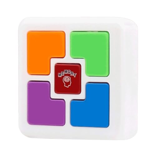 Baoblaze Elektronisches Gedächtnistestspiel, Memory Maze Challenge, Flashing Cube Elektronisches Gehirngedächtnisspiel für Kinder ab 6 Jahren, Weiß von Baoblaze