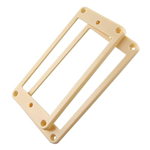 Baoblaze Flat Guitar Humbucker Pickup Montageringe für E Gitarrenteile, Gold von Baoblaze