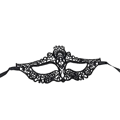 Baoblaze Frauen Karneval e Cosplay Halbgesichtse Geheimnisvolle Dekoration Kostüm Zubehör für Halloween Prom Festivals Hochzeit, 21 cm x 8,5 cm von Baoblaze