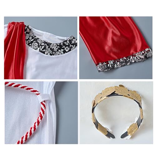 Baoblaze Griechisches Toga-Kostüm für Kinder, bequemes römisches Prinzessinnen-Outfit für Rollenspiele, 100cm Baoblaze Griechisches Toga-Kostüm für Kinder, bequemes römisches Prinzessinnen-Outfit für Rollenspiele, 100cm von Baoblaze