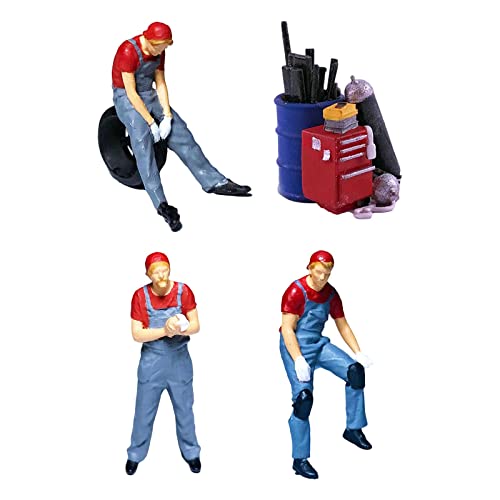 Baoblaze Harz 1/64 -Menschen-Figuren Diorama-Figuren Auto-Modell-Figuren Tischdekoration Garage Szenen Dekor DIY-Projekte, Rotes A Baoblaze Harz 1/64 -Menschen-Figuren Diorama-Figuren Auto-Modell-Figuren Tischdekoration Garage Szenen Dekor DIY-Projekte, Rotes A von Baoblaze