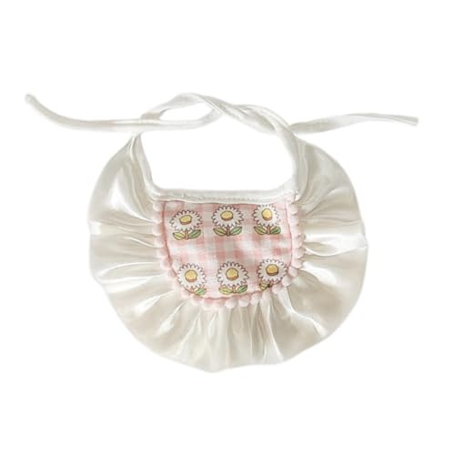 Baoblaze Haustier-Lätzchen, Hunde- und Katzenkostüm, Ankleide-Umhängeband, leicht zu tragen, Schwalben-Katzenhalsband, Haustier-Schal für Partys, Rosa von Baoblaze