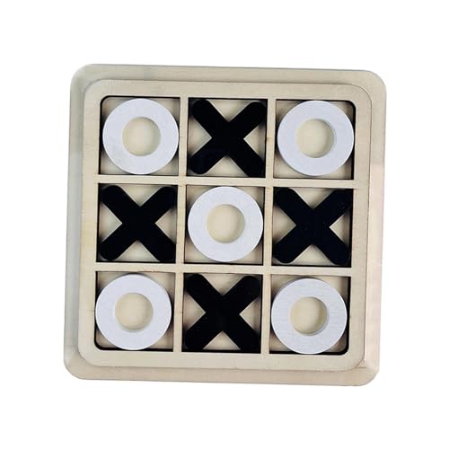 Baoblaze Holz Tic TAC Toe Brettspiel, XO Tischspielzeug, Tic Tac Toe Lernspielzeug Klassische Brettspiele, Montessori Kinder Jeden Alters X und O Reisespiel für Eltern-Kind-Interaktion, Schwarz-Weiss Baoblaze Holz Tic TAC Toe Brettspiel, XO Tischspielzeug, Tic Tac Toe Lernspielzeug Klassische Brettspiele, Montessori Kinder Jeden Alters X und O Reisespiel für Eltern-Kind-Interaktion, Schwarz-Weiss von Baoblaze