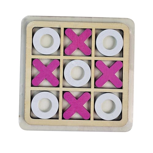 Baoblaze Holz Tic TAC Toe Brettspiel, XO Tischspielzeug, Tic Tac Toe Lernspielzeug Klassische Brettspiele, Montessori Kinder Jeden Alters X und O Reisespiel für Eltern-Kind-Interaktion, rosa weiß Baoblaze Holz Tic TAC Toe Brettspiel, XO Tischspielzeug, Tic Tac Toe Lernspielzeug Klassische Brettspiele, Montessori Kinder Jeden Alters X und O Reisespiel für Eltern-Kind-Interaktion, rosa weiß von Baoblaze