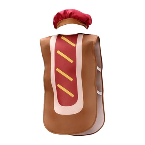 Baoblaze Hot Dog Kostüm für Kinder Outfit verkleiden Hot Dog Anzug Essen Cosplay Jungen Mädchen, L Baoblaze Hot Dog Kostüm für Kinder Outfit verkleiden Hot Dog Anzug Essen Cosplay Jungen Mädchen, L von Baoblaze