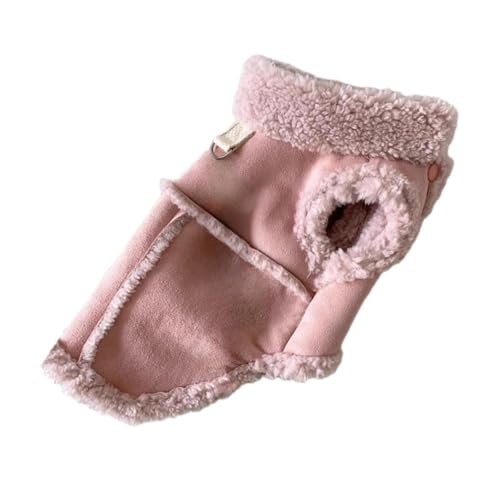 Baoblaze Hunde-Winterweste, Hunde-Schneejacke mit D-Ringen für mittelgroße kleine Hunde, Warmer Wintermantel, Haustier-Outdoor-Jacke für Park, Picknicks, Rosa, L von Baoblaze