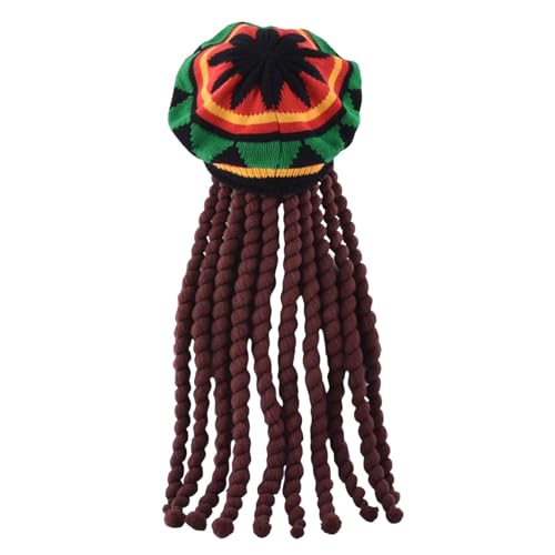 Baoblaze -Hut, Foto-Requisite, ausgefallene Dreadlocks-Perückenmütze für Club, Urlaub, Hip-Bar, Festival Baoblaze -Hut, Foto-Requisite, ausgefallene Dreadlocks-Perückenmütze für Club, Urlaub, Hip-Bar, Festival von Baoblaze