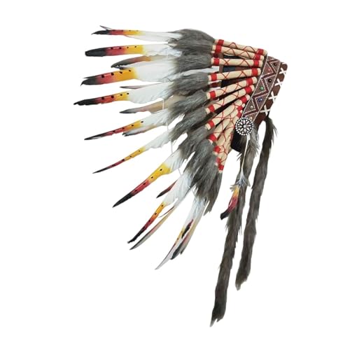 Baoblaze Indianer-Kopfschmuck, Kostüm, Kopfschmuck der amerikanischen Ureinwohner für Maskenball-Partys Baoblaze Indianer-Kopfschmuck, Kostüm, Kopfschmuck der amerikanischen Ureinwohner für Maskenball-Partys von Baoblaze