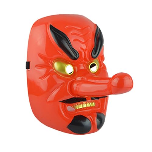 Baoblaze Japanische -Maskensammlung Samurai Dämonen Maske für Festivalfotografie von Baoblaze