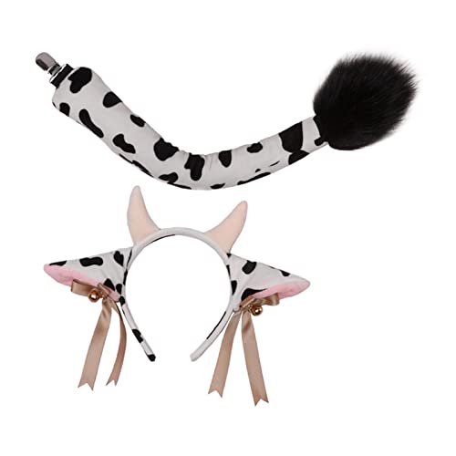 Baoblaze Katze Cosplay Kostüm Set Plüsch Pelzige Kopfbedeckung für Frauen Mädchen Halloween Weihnachten Verkleiden von Baoblaze