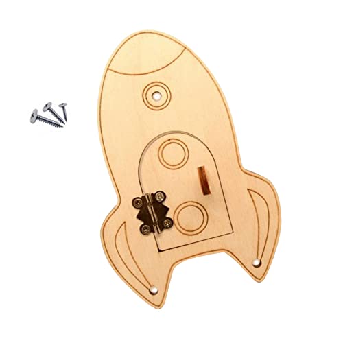 Baoblaze Kids Busy Board DIY Zubehör Material Intelligence Development Activity Board für Geschenke, Rakete Baoblaze Kids Busy Board DIY Zubehör Material Intelligence Development Activity Board für Geschenke, Rakete von Baoblaze
