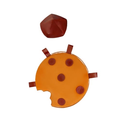Baoblaze Kinder Kekskostüme Anzugshow Outfit für Karnevale Halloween Kindertag, L to XL Cookie von Baoblaze