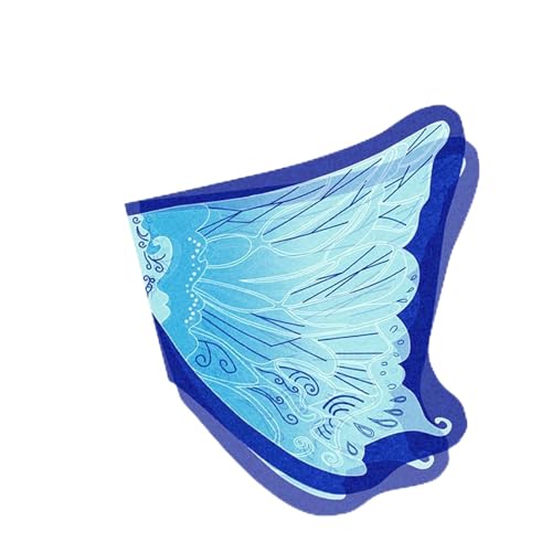 Baoblaze Kinder Schmetterlingsflügel Rollen Spielen Schmetterling Kostüm für Den Kindertag Halloween, Blau Baoblaze Kinder Schmetterlingsflügel Rollen Spielen Schmetterling Kostüm für Den Kindertag Halloween, Blau von Baoblaze