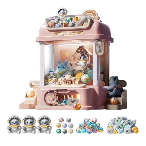 Baoblaze Klaue Maschine Arcade Spiel Elektronische Kleine Spielzeug Kapseln mit Plüsch Puppen Mini Krallen Maschine für Kinder für Mädchen Jungen, Stil F von Baoblaze