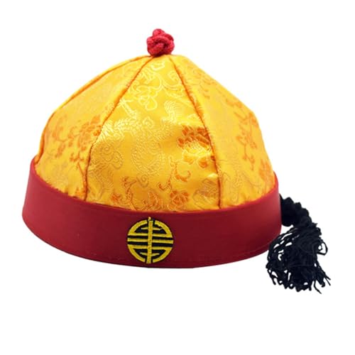 Baoblaze Kronprinzenhut, chinesischer Kaiserhut, Leichter Kostümhut, Vermieterhut, chinesischer orientalischer Hut für Verkleidungen auf der Bühne, 54cm von Baoblaze