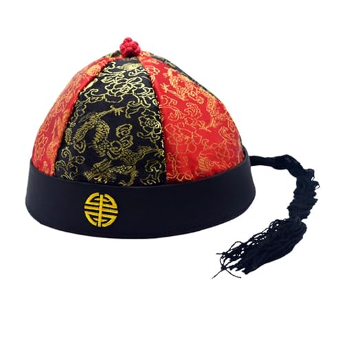 Baoblaze Kronprinzenhut, chinesischer Kaiserhut, Leichter Kostümhut, Vermieterhut, chinesischer orientalischer Hut für Verkleidungen auf der Bühne, Schwarz Rot 54cm Baoblaze Kronprinzenhut, chinesischer Kaiserhut, Leichter Kostümhut, Vermieterhut, chinesischer orientalischer Hut für Verkleidungen auf der Bühne, Schwarz Rot 54cm von Baoblaze