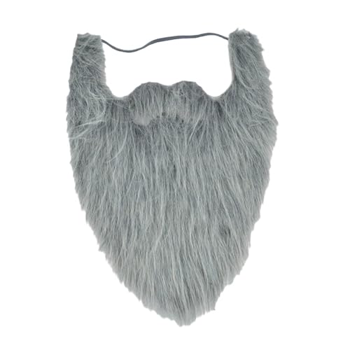 Baoblaze Künstlicher Bart, Weihnachtsmann-Bart-Requisiten für Männer, lustiger Gesichtshaar-Schnurrbart für Weihnachten, Ostern, Festliche Partygeschenke, Grau Baoblaze Künstlicher Bart, Weihnachtsmann-Bart-Requisiten für Männer, lustiger Gesichtshaar-Schnurrbart für Weihnachten, Ostern, Festliche Partygeschenke, Grau von Baoblaze
