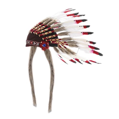 Baoblaze Künstlicher Federkopfschmuck, Basteln für Erwachsene, Indianerkopfschmuck für Partys Baoblaze Künstlicher Federkopfschmuck, Basteln für Erwachsene, Indianerkopfschmuck für Partys von Baoblaze