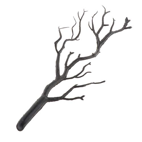 Baoblaze Landschaftsmodell Künstlicher Zweig AST Dekozweig Dekoast aus, Schwarz von Baoblaze